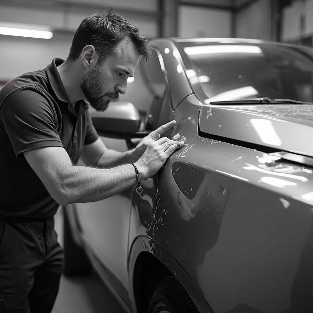 Reparación por granizo